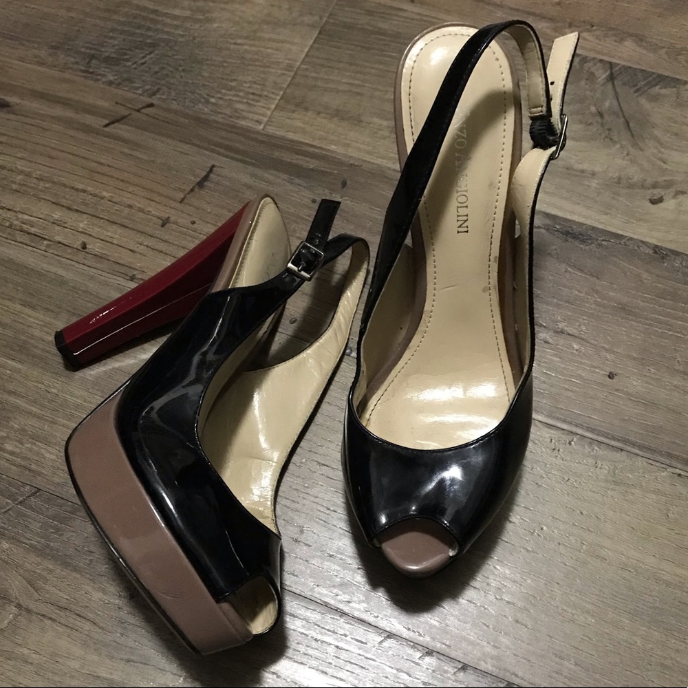 ENZO ANGIOLINI Multicolored Platform Heel